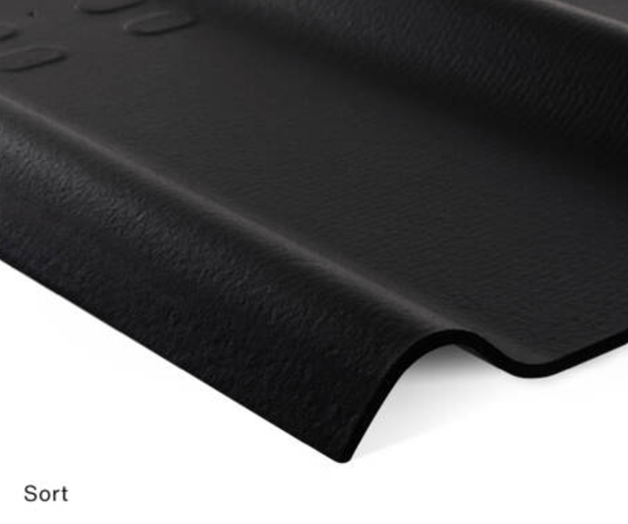 Toscana tag også kaldet Structa fås kun i en farve - Sort